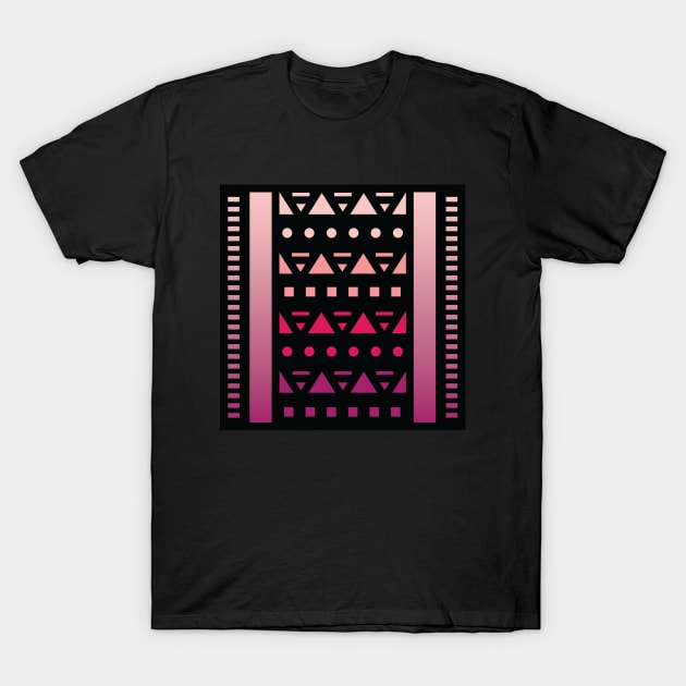 “Dimensional Levels” - V.5 Red - (Geometric Art) (Dimensions) - Doc Labs T-Shirt by Doc Labs